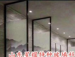 山水畫玻璃